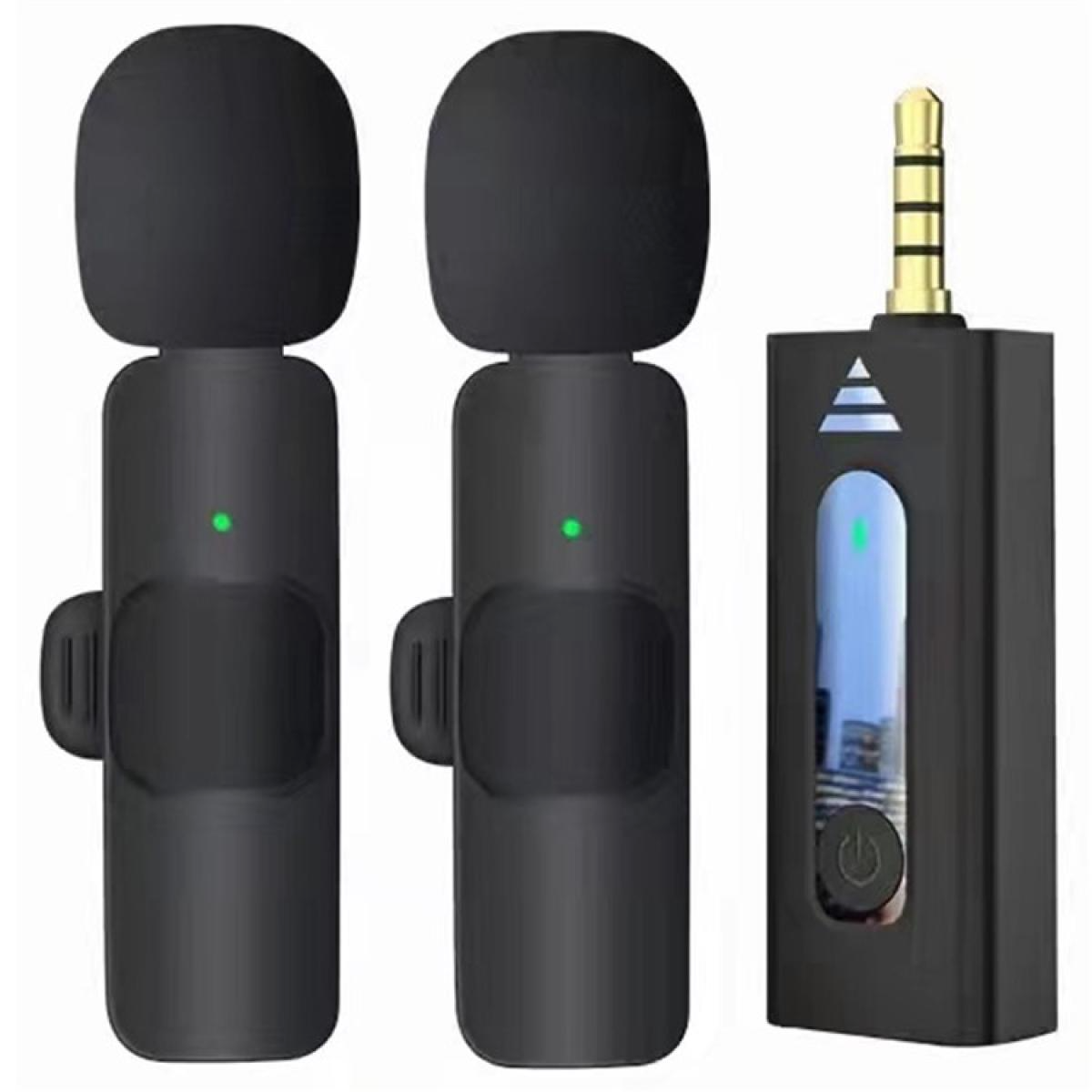K35 Two Wireless Microphones with 3.5mm Jack K35 Two Wireless Microphones with 3.5mm Jack